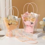 Clear Trapeze Bag - Pink