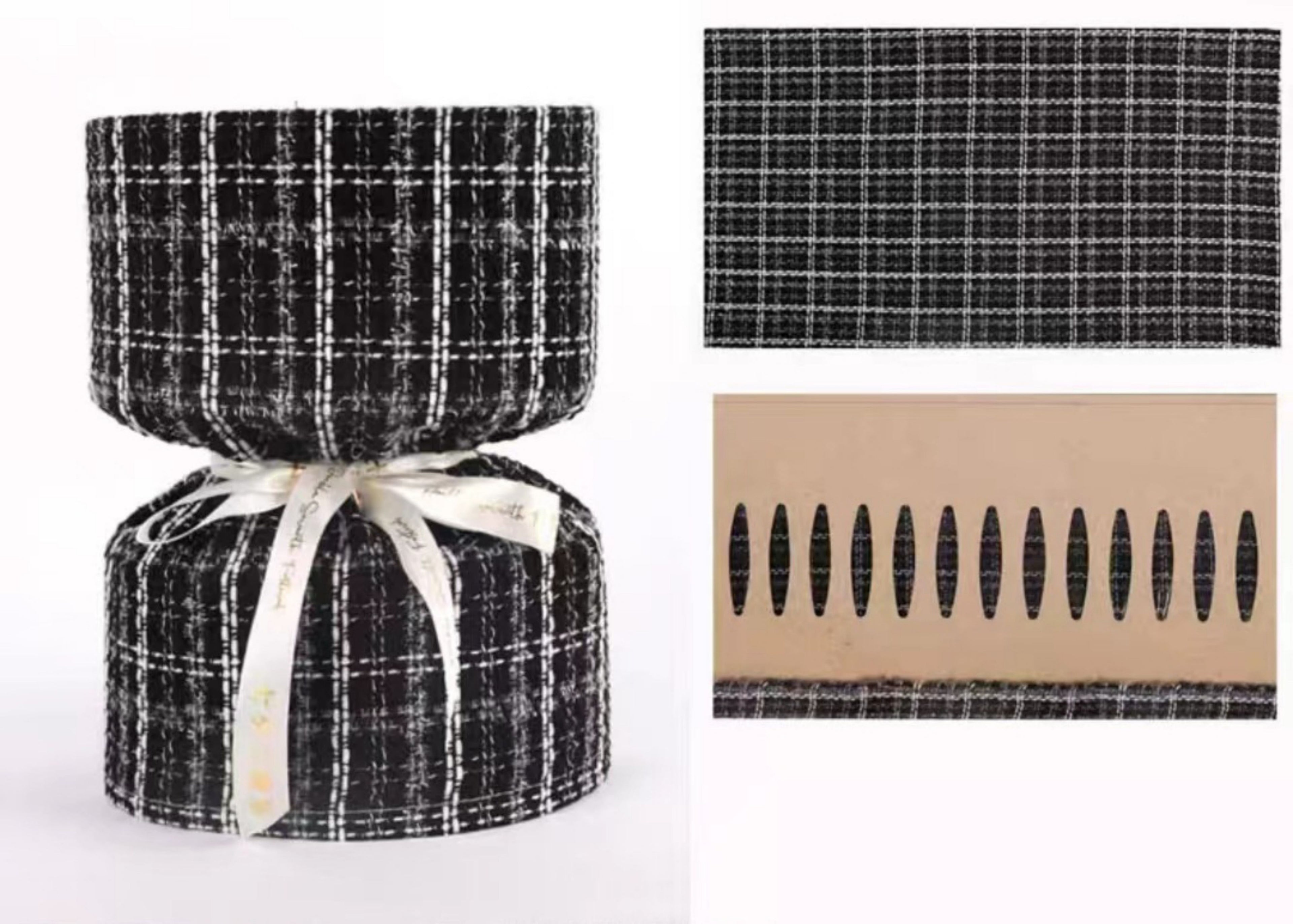 Bouquet Fabric Wrap - Black