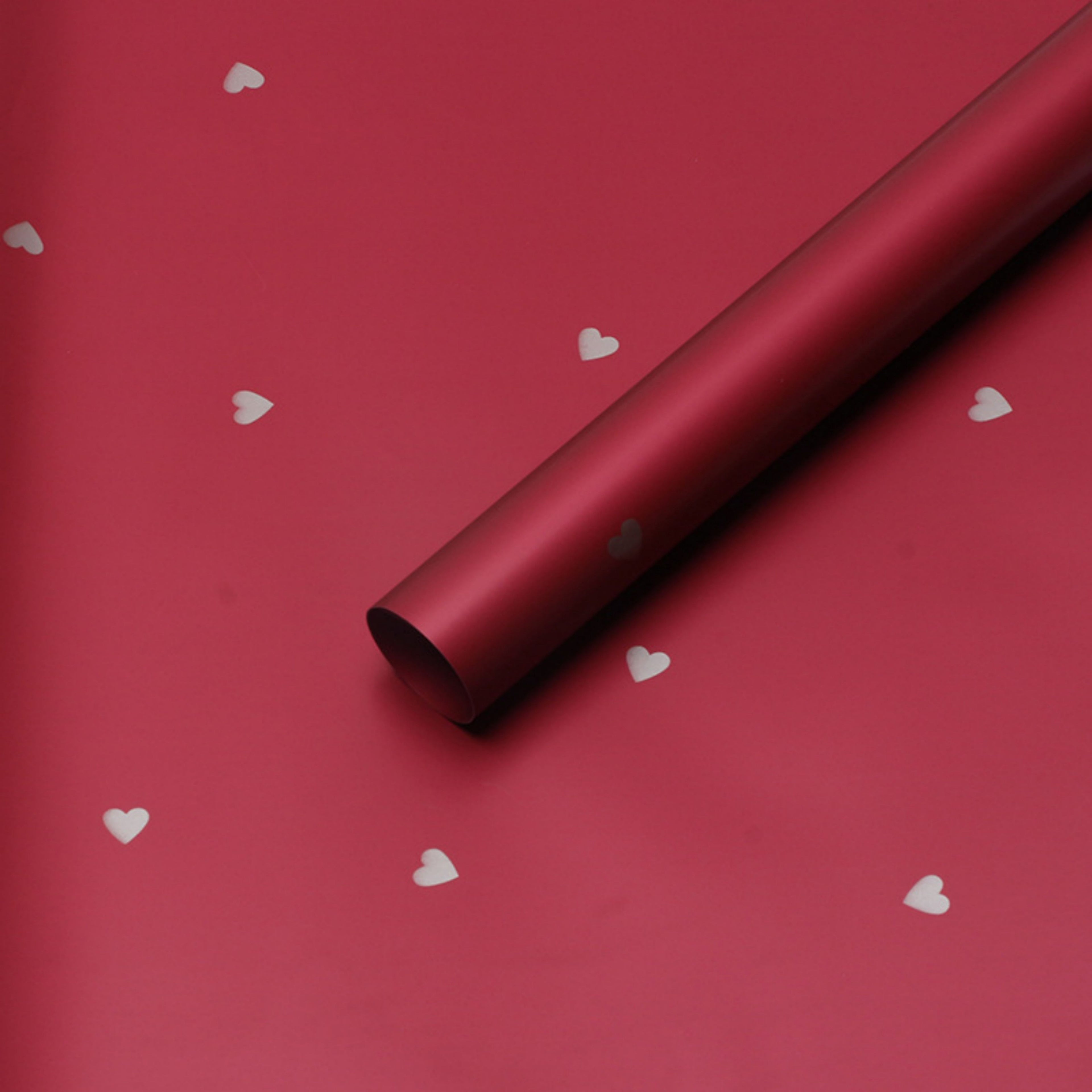 Tiny Hearts Wrapping Paper - Red
