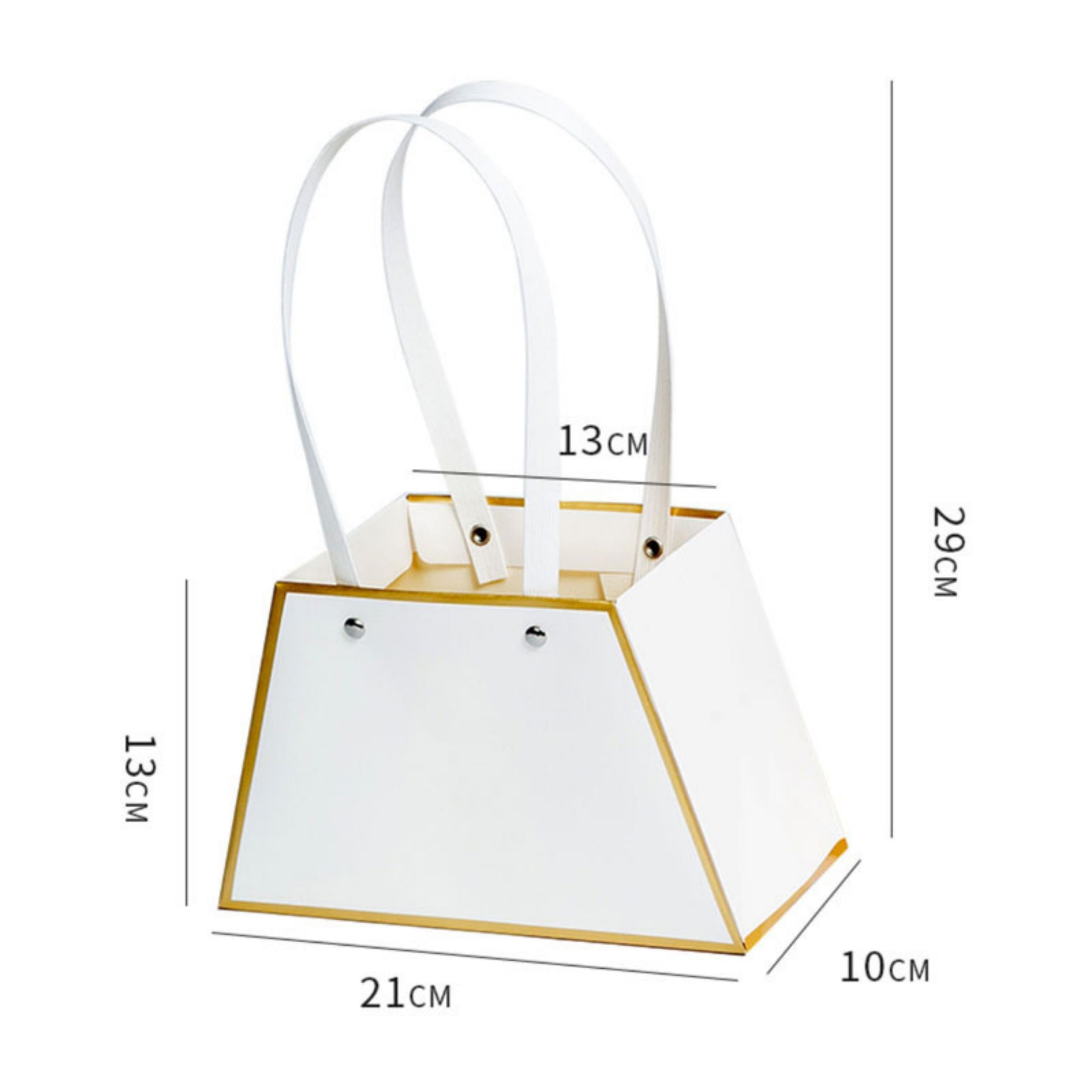 Goddess Fan-Style Bag - White