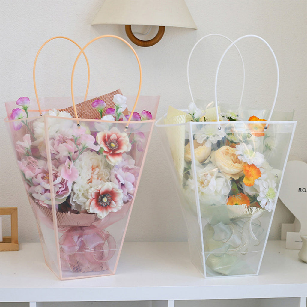 Clear Trapeze Bag - Pink