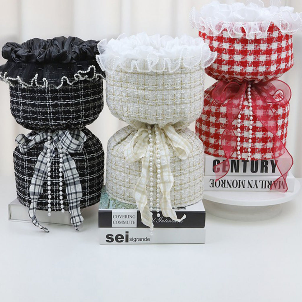 Bouquet Fabric Wrap - Black