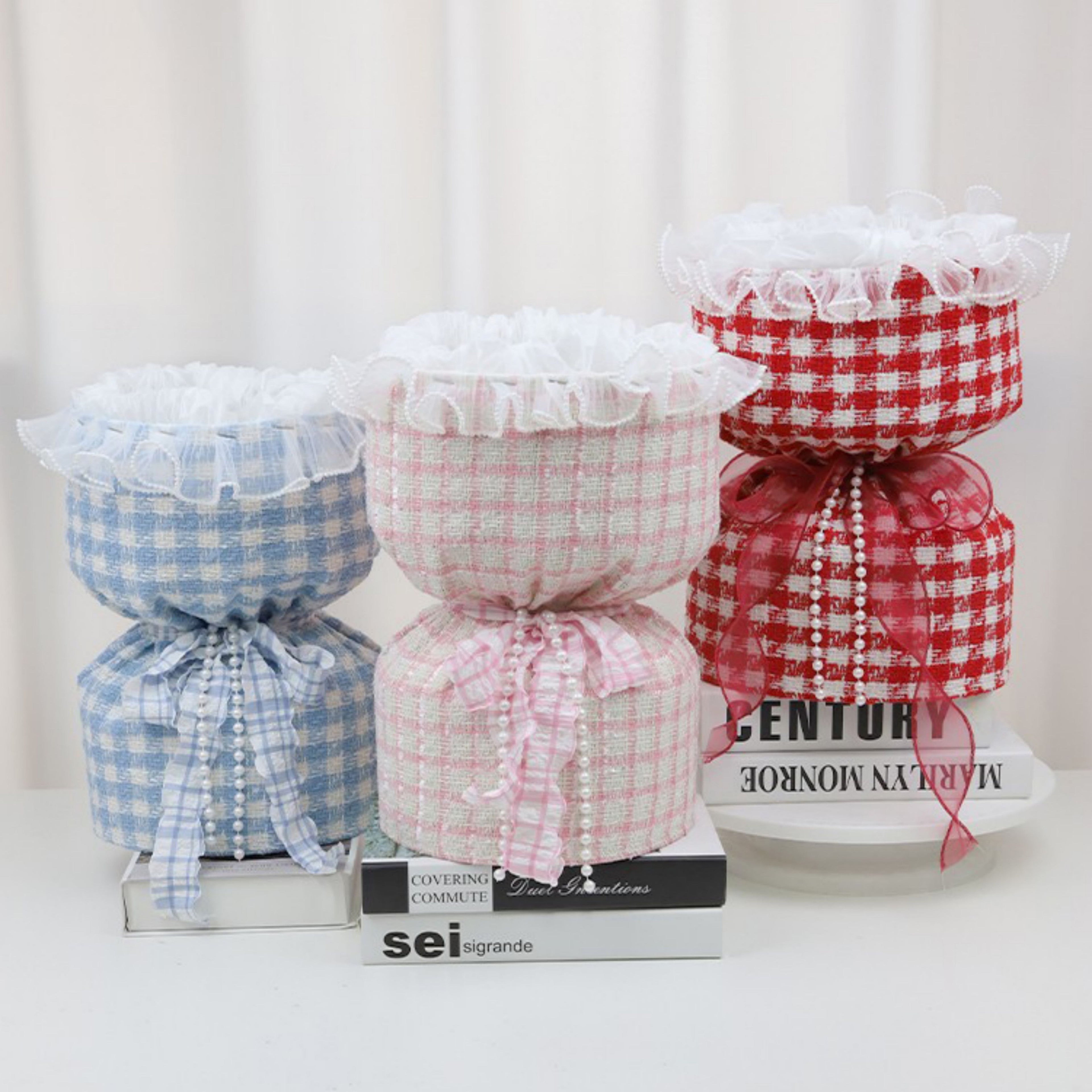 Bouquet Fabric Wrap - Pink