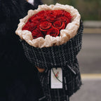 Bouquet Fabric Wrap - Black