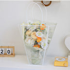 Clear Trapeze Bag - White