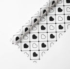 Valentine Wrapping Paper - Black