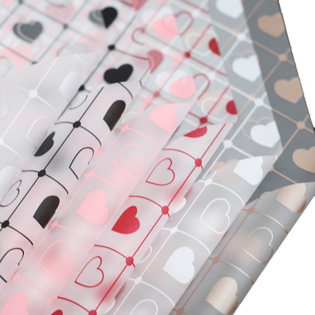 Valentine Wrapping Paper - Black