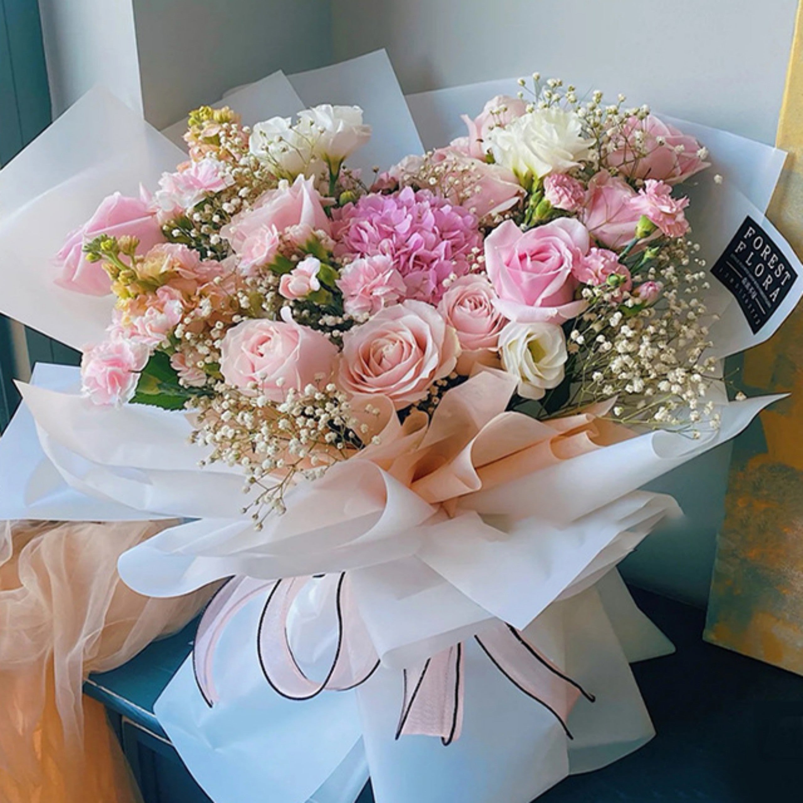 Fog Style Wrapping Paper - White