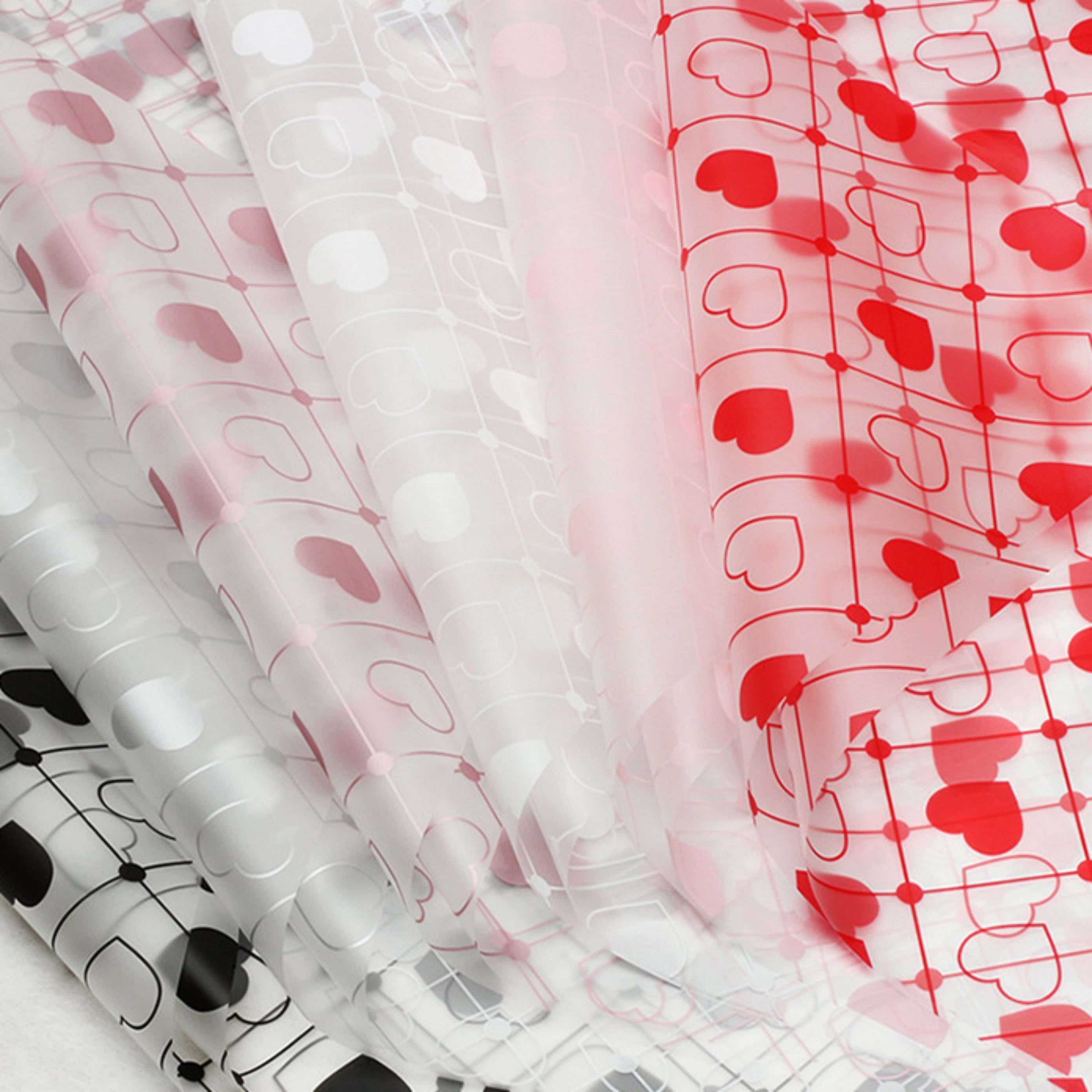 Valentine Wrapping Paper - White
