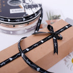 80-Yard Love Print Ribbon - Black