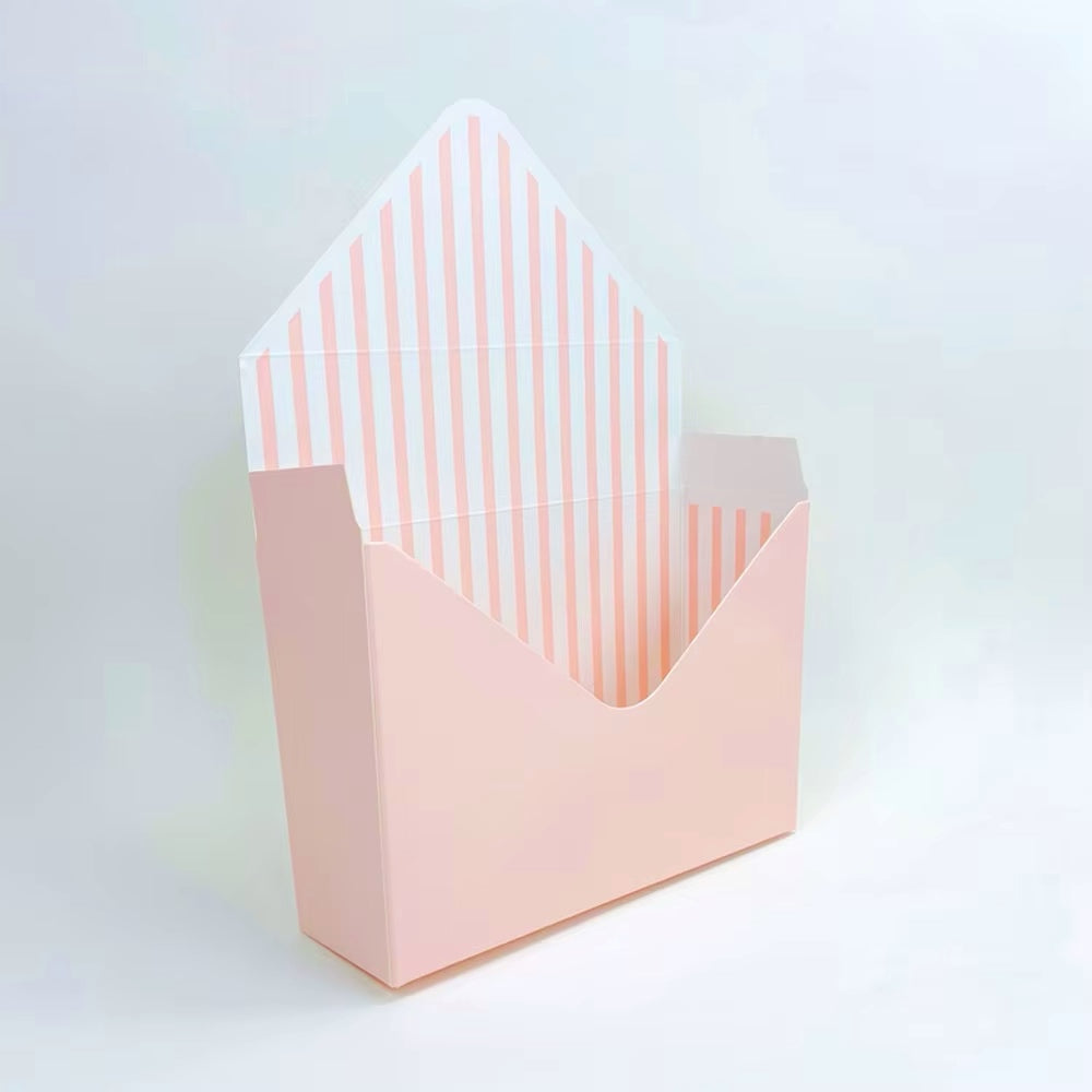 Pink Envelope-Style Flower Box