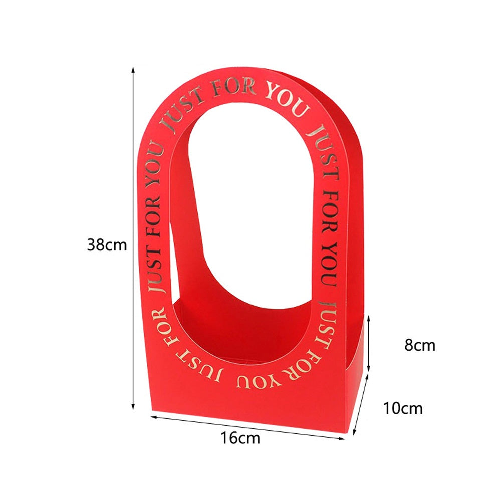 Just For You Floral Basket - Red