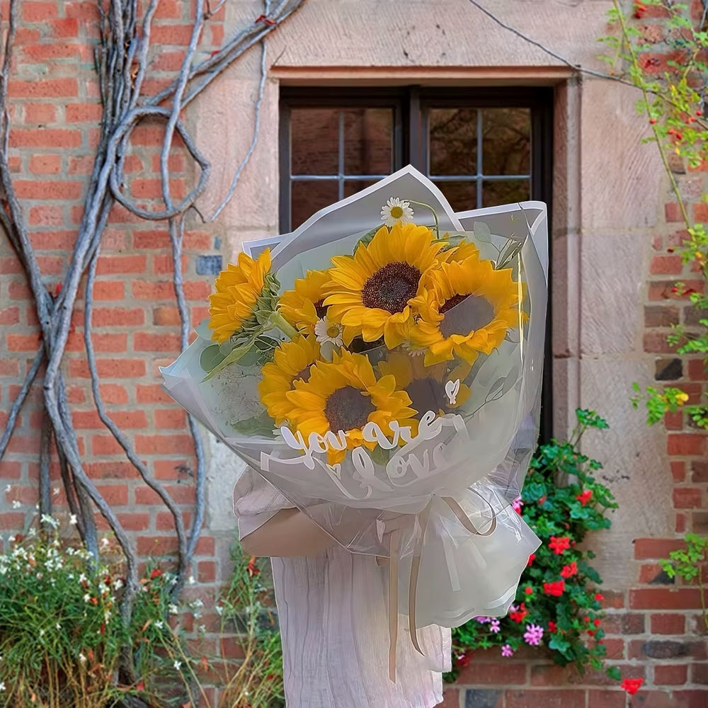 Color Edge Wrapping Paper - White