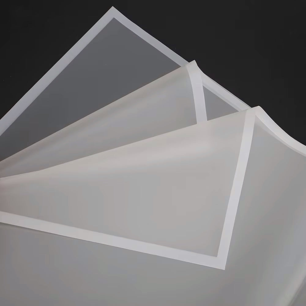 Color Edge Wrapping Paper - White