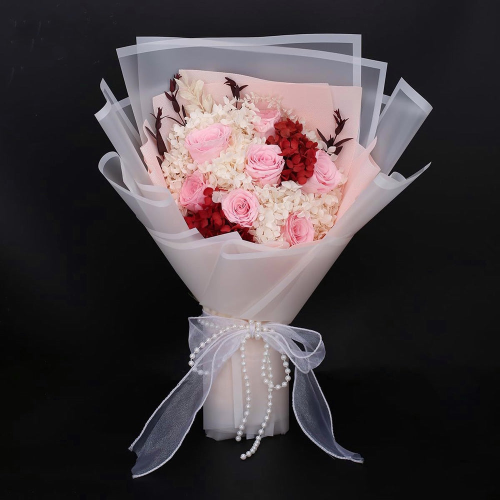 Color Edge Wrapping Paper - White