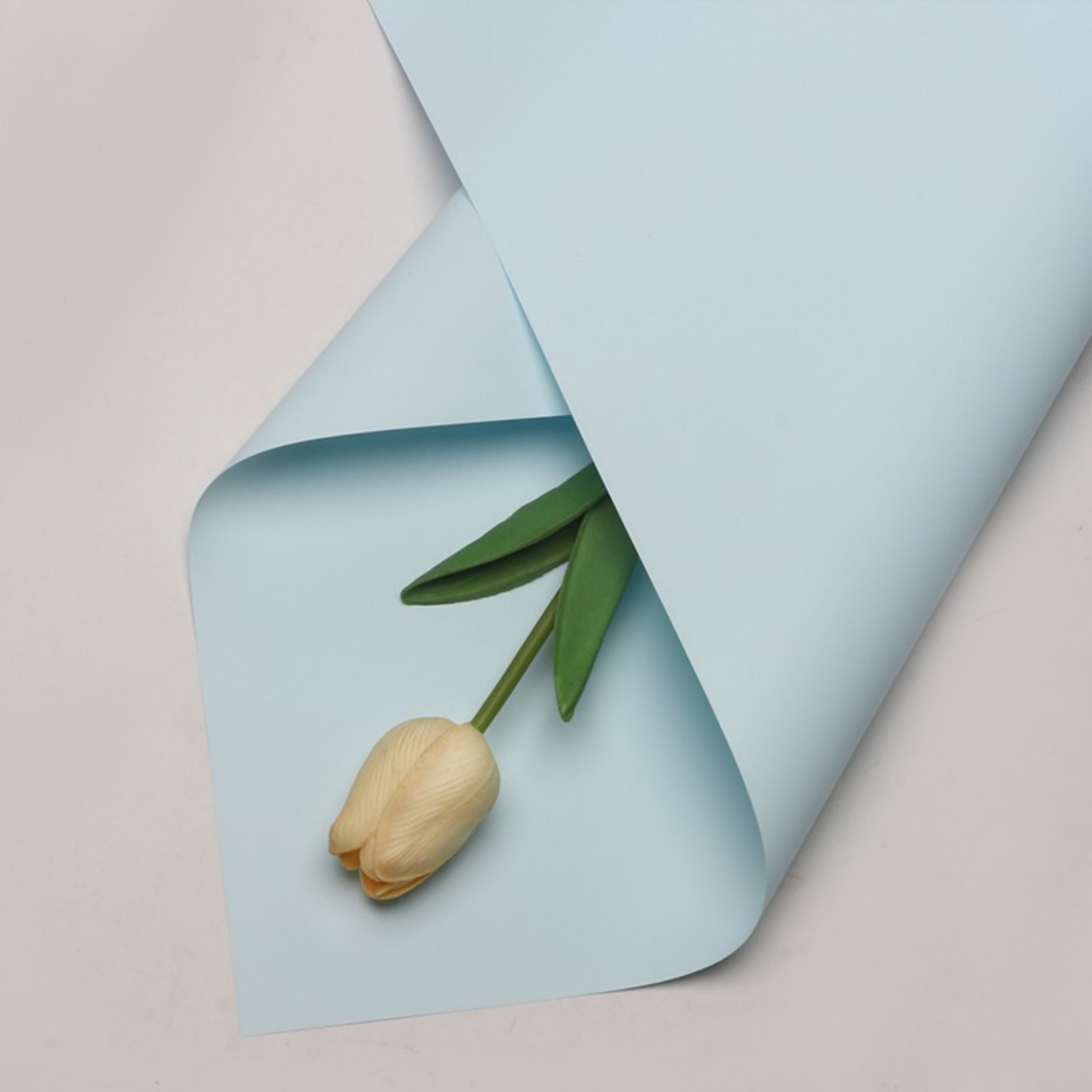 Matte Wrapping Paper - Light Blue