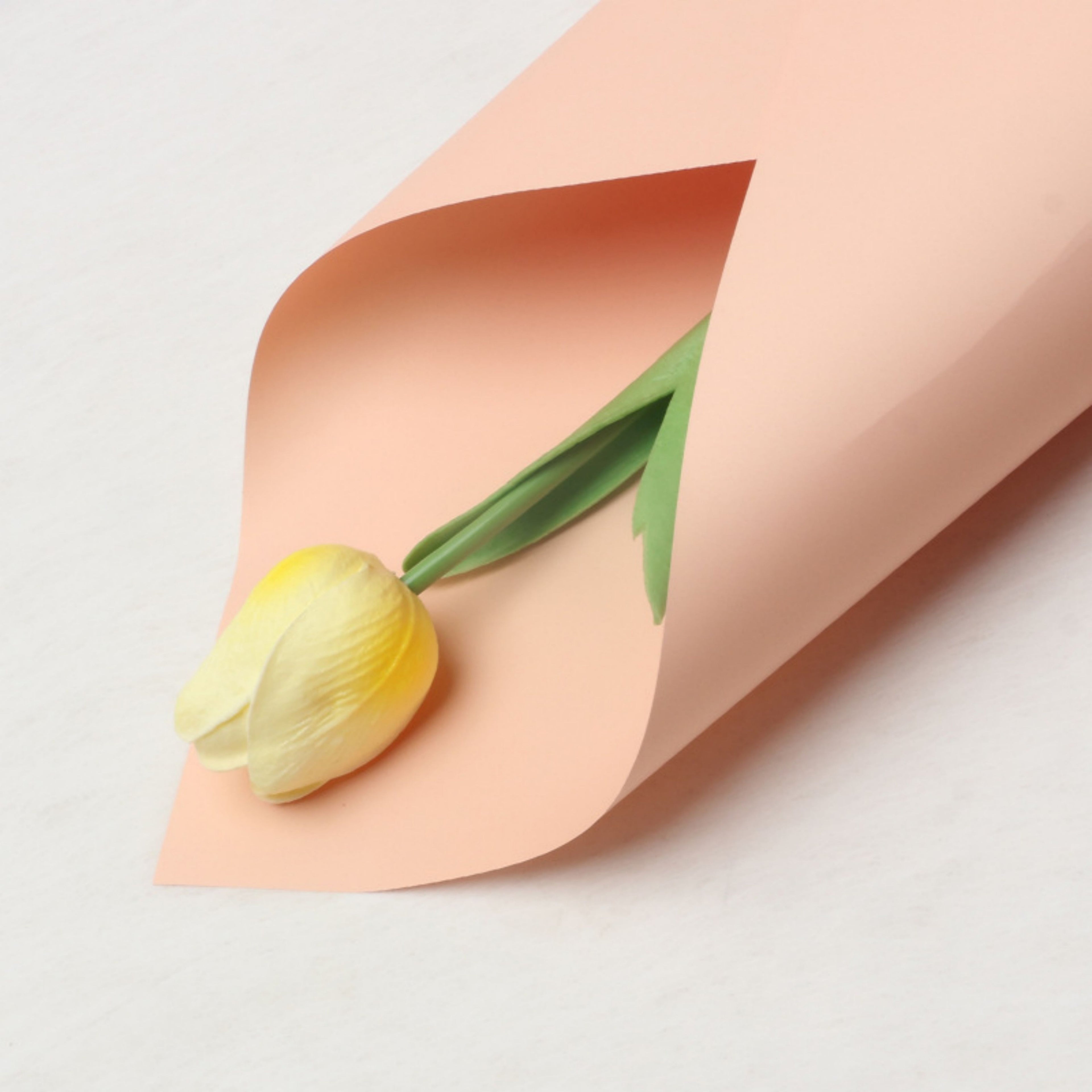Matte Wrapping Paper - Peach Powder