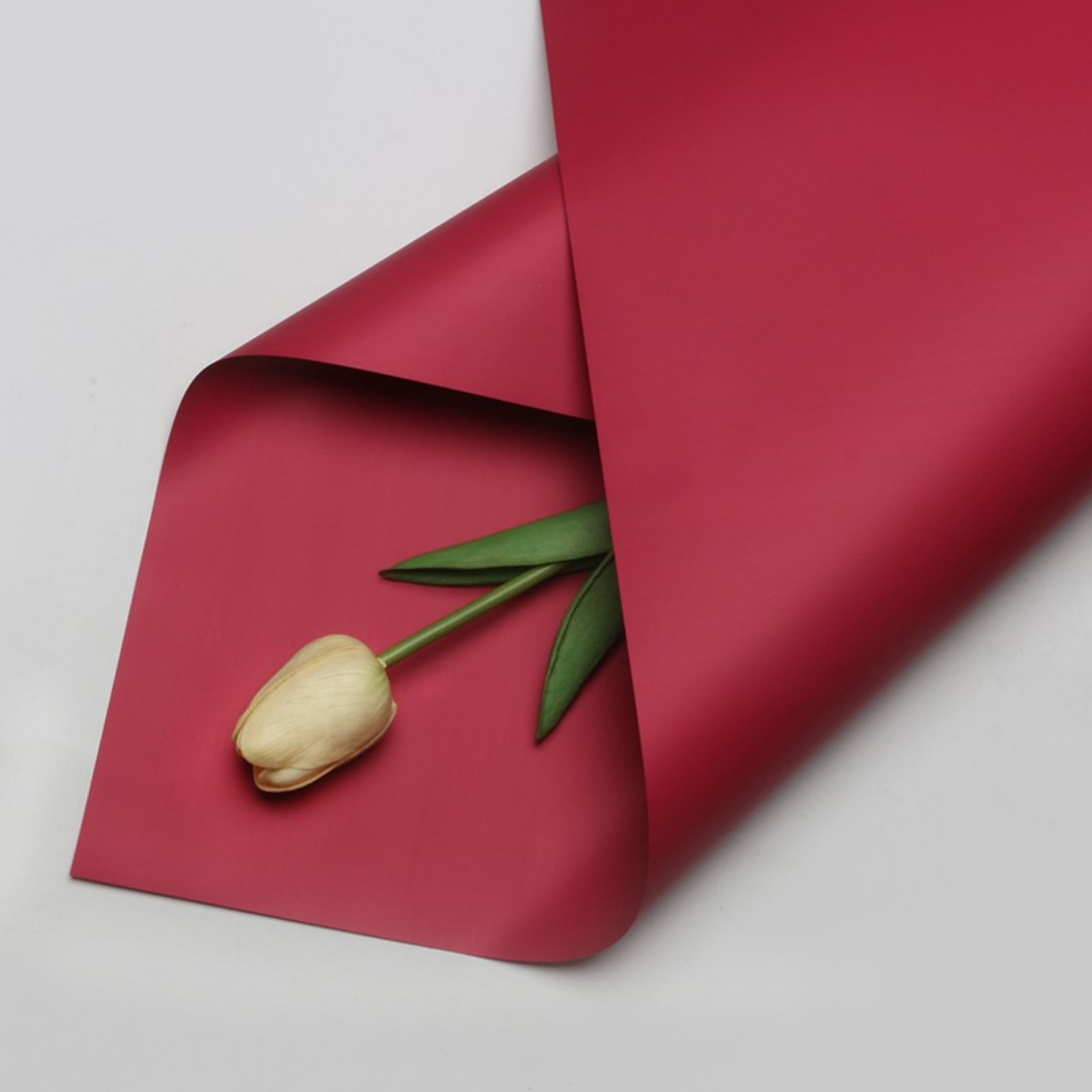 Matte Wrapping Paper - Rich Red