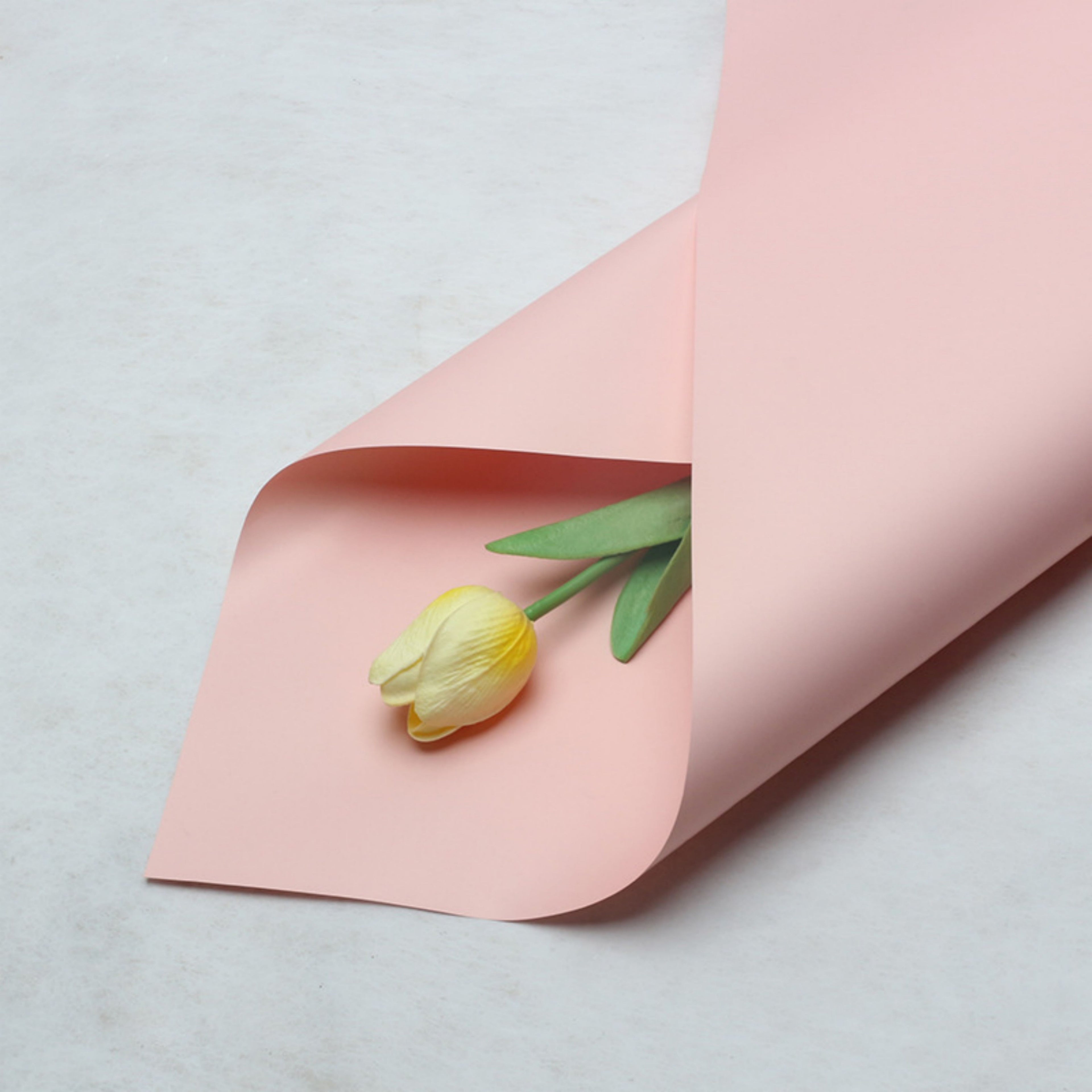 Matte Wrapping Paper - Vanilla Pink