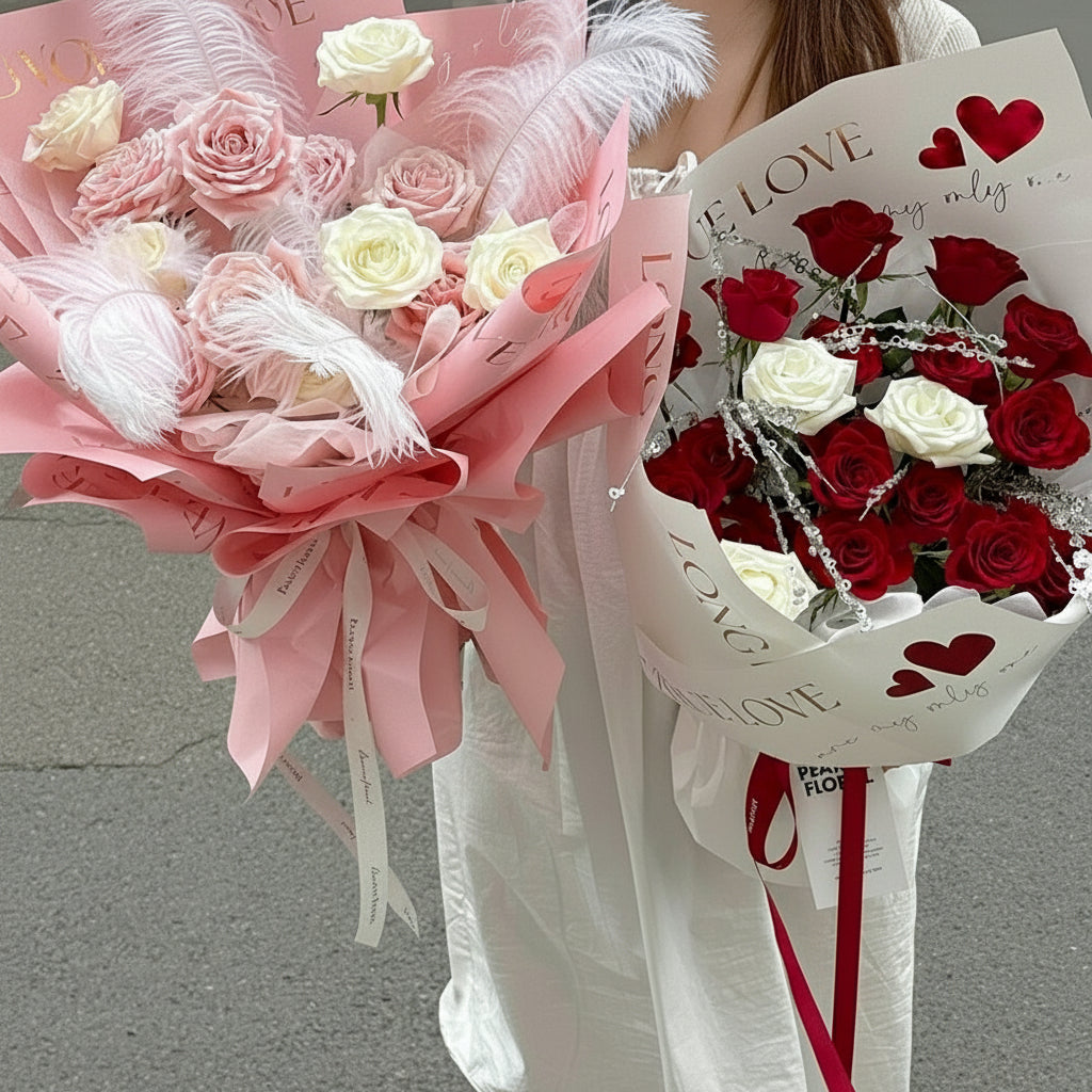 True Love Wrapping Paper - Pink