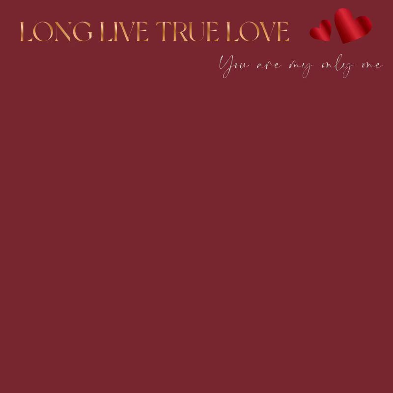 True Love Wrapping Paper - Red
